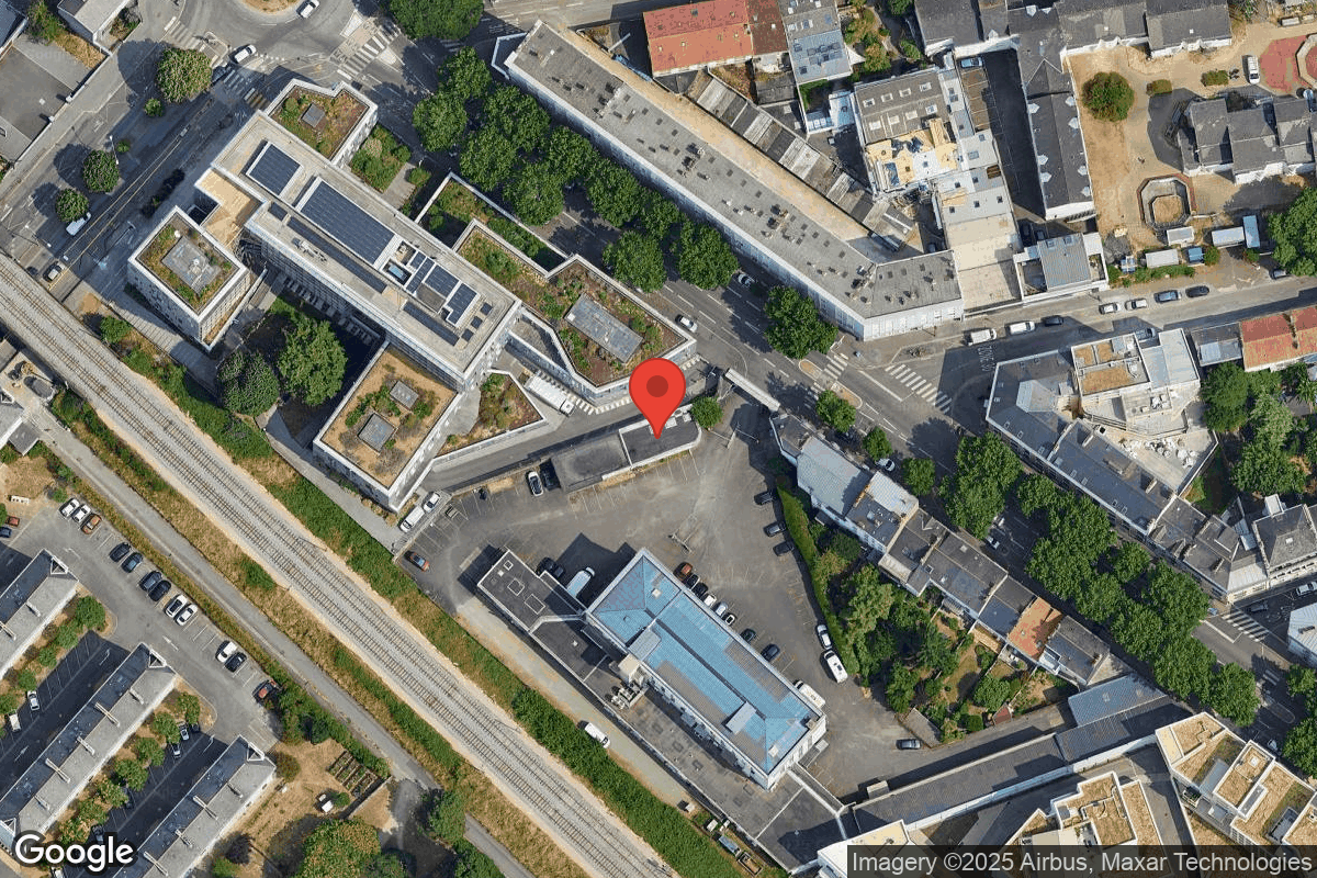 Nantes, France - Satellite View