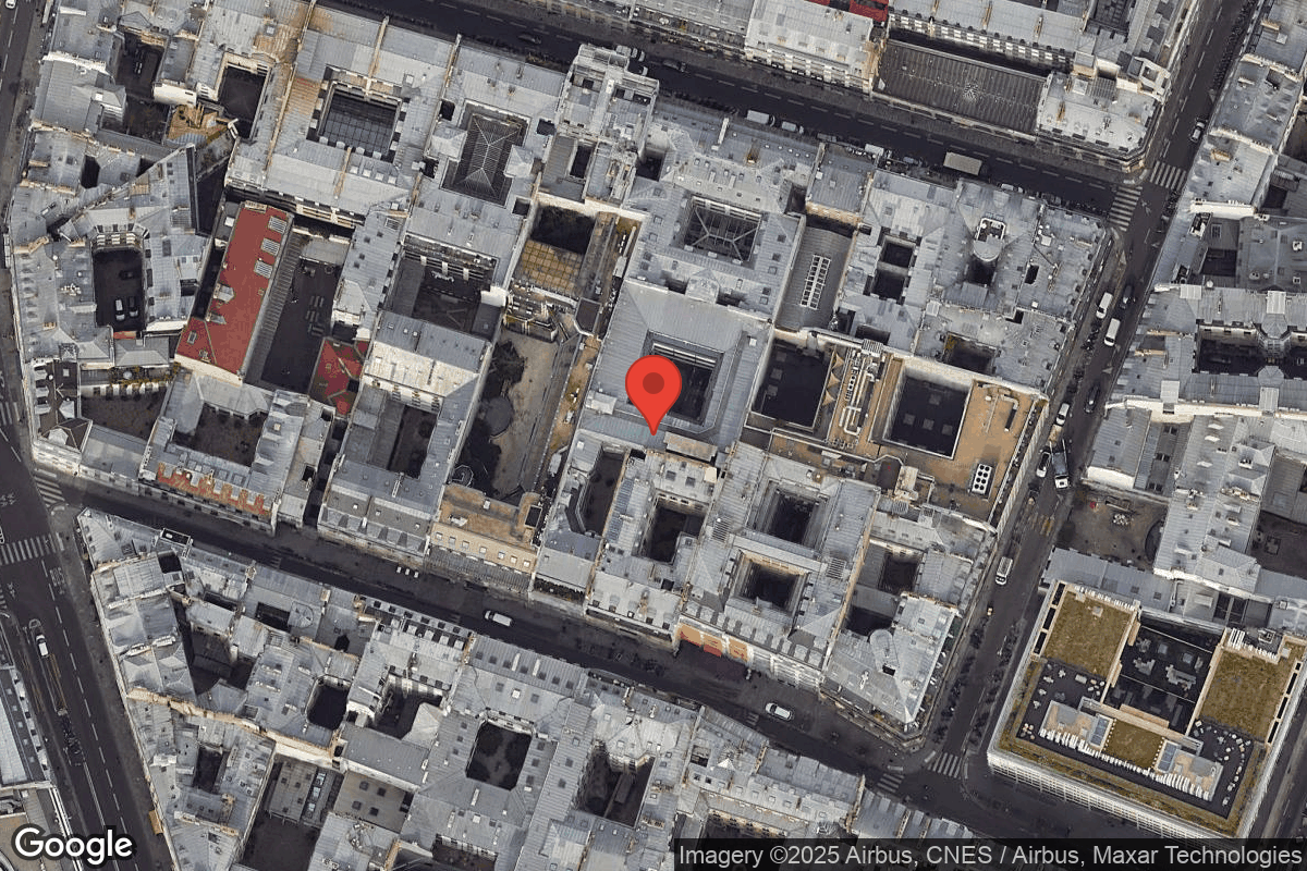 Paris Jeuneurs - Satellite View