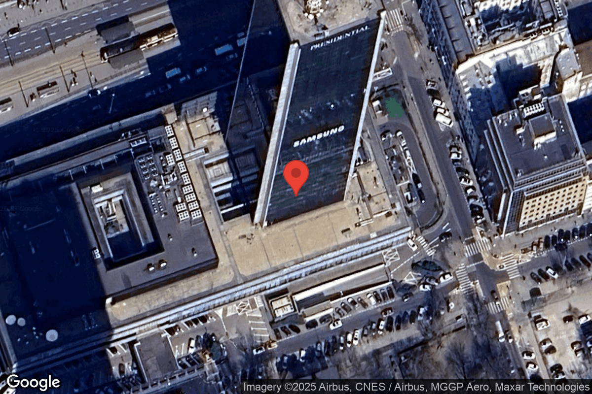 Warsaw WA1 - Satellite View